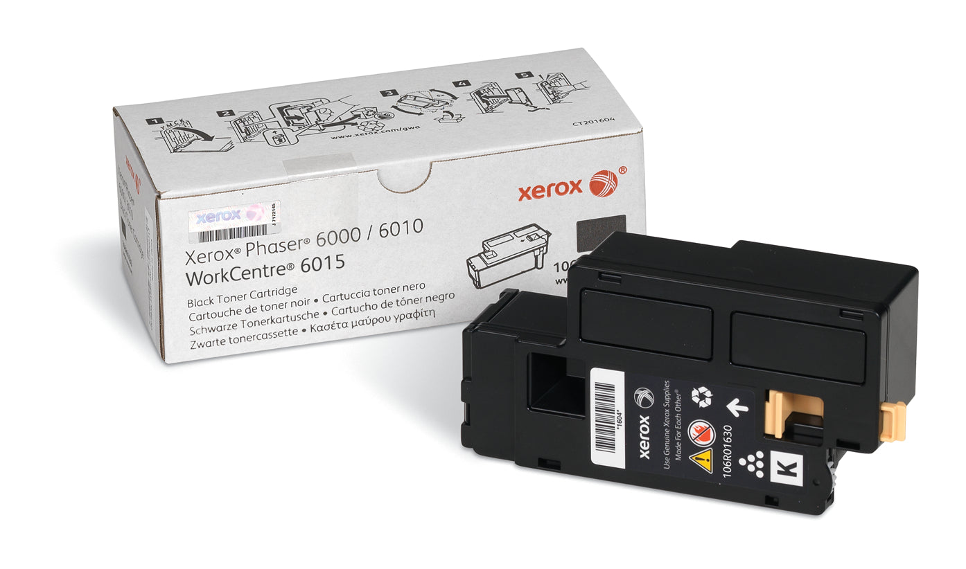 OEM Xerox 106R01630 Black Laser Toner Cartridge (2,000 Pages)