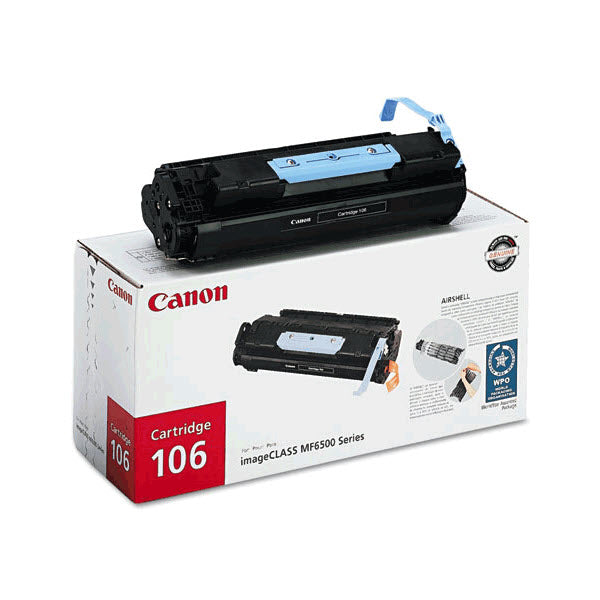 OEM Canon 106 (0264B001AA) Black Laser Toner Cartridge (5,000 Pages)