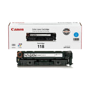 OEM Canon 2661B001AA (118) Cyan Laser Toner Cartridge (2,900 Pages)