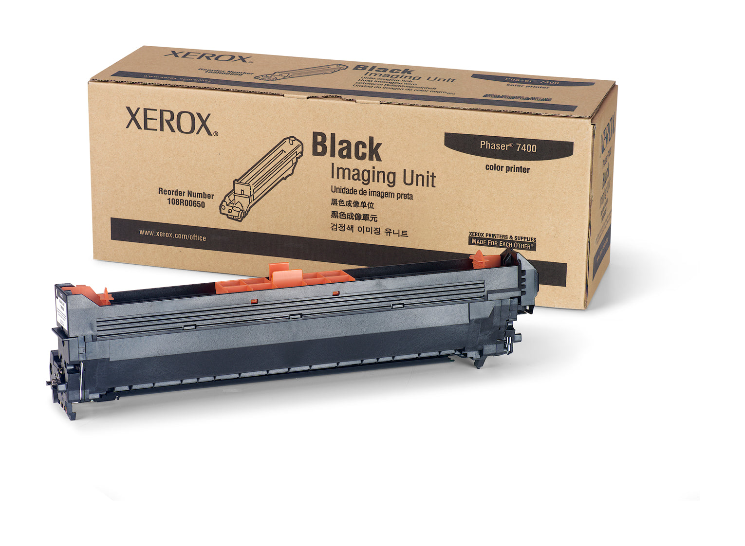 OEM Xerox 108R00650 Black Laser Drum Unit (30,000 Pages)