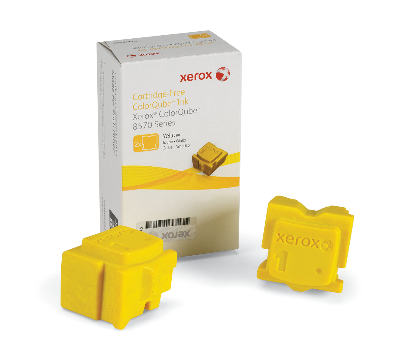 OEM Xerox 108R00928 Yellow Solid Ink ColorStix Cartridge (2 Pack) (4,400 Pages)