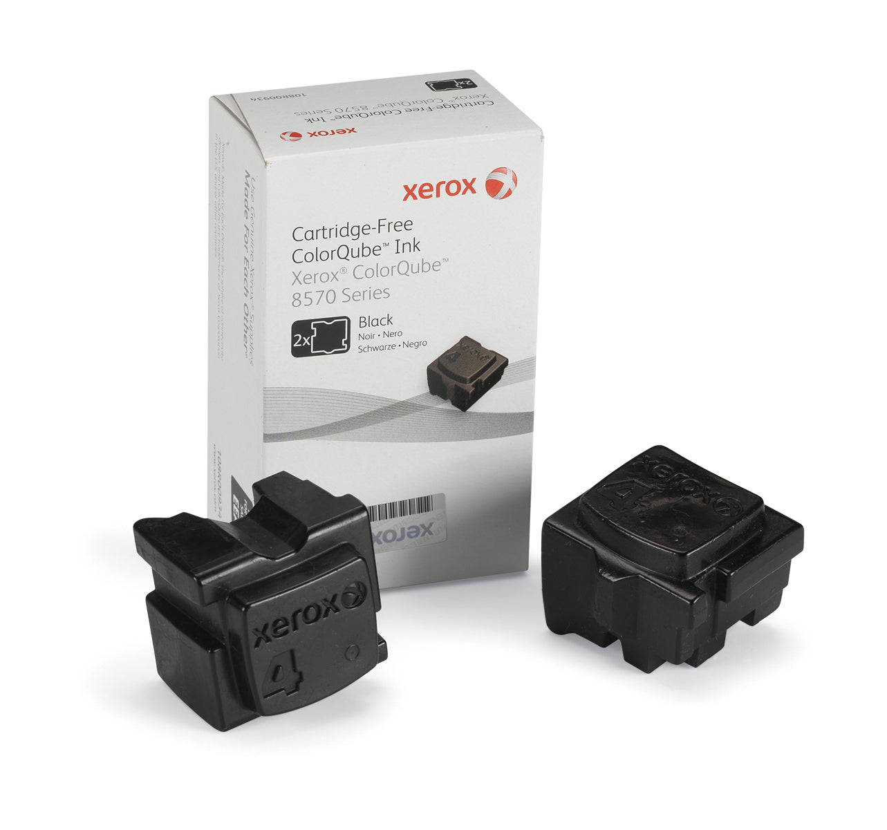 OEM Xerox 108R00929 Black Solid Ink ColorStix Cartridge (2 Pack) (4,300 Pages)