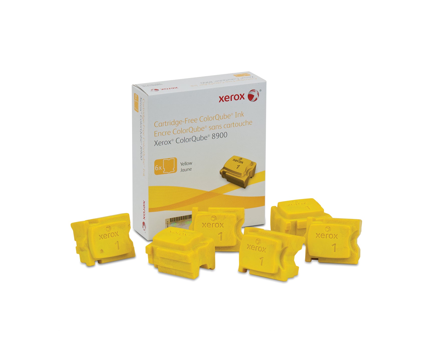 OEM Xerox 108R01016 Yellow Solid Ink ColorStix (6 Pack) (16,900 Pages)