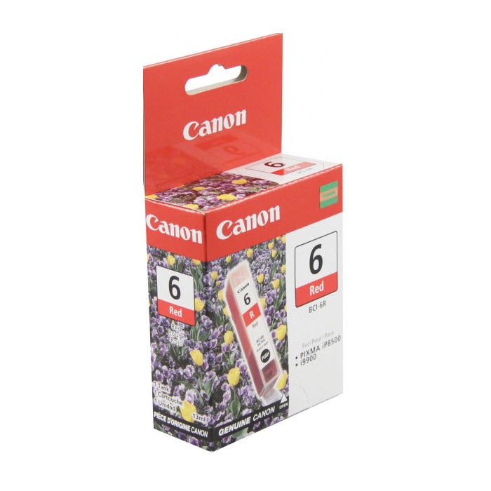 OEM Canon BCI-6R (8891A003) Red Ink Cartridge