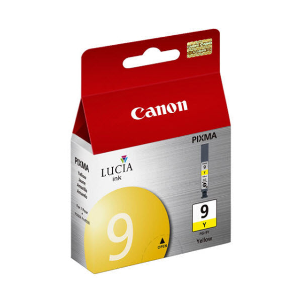 OEM Canon PGI-9Y (1037B002) Yellow Ink Cartridge (930 Pages)