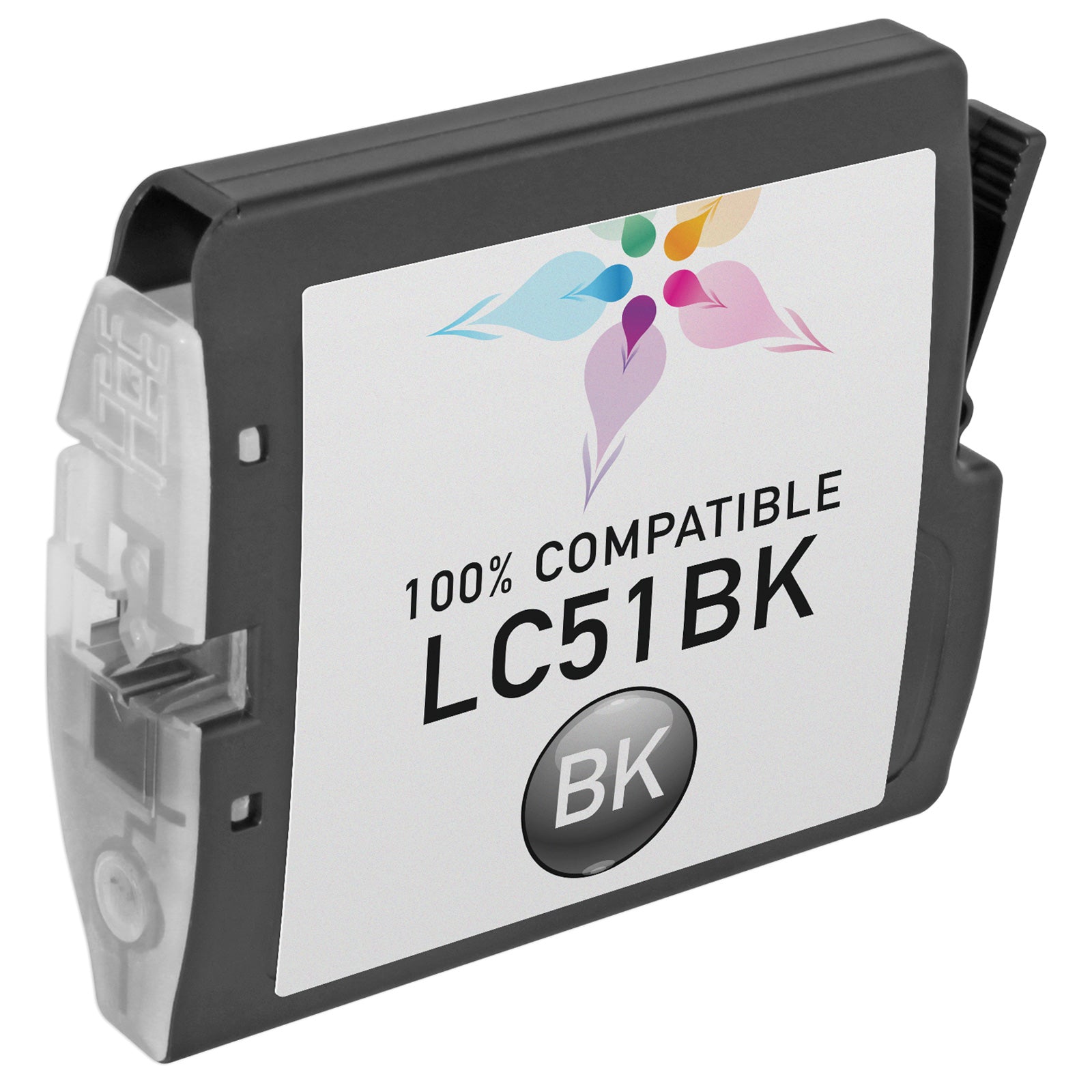 Compatible Brother LC51Bk Black Ink Cartridge (500 Pages)
