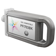 Compatible Canon PFI-703BK Black Ink Cartridge (700 Pages)