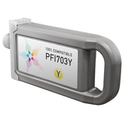 Compatible Canon PFI-703Y Yellow Ink Cartridge (700 Pages)