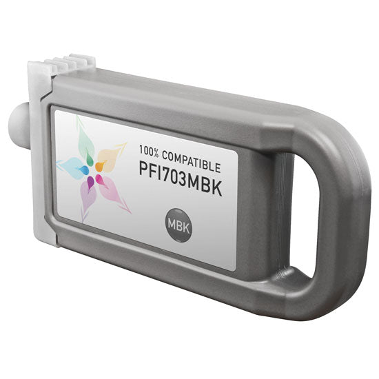 Compatible Canon PFI-703MBK Matte Black Ink Cartridge (700 Pages)