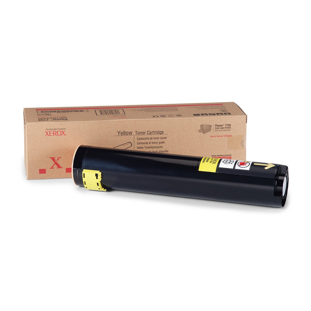 OEM Xerox 106R00655 Yellow Laser Toner Cartridge (22,000 Pages)