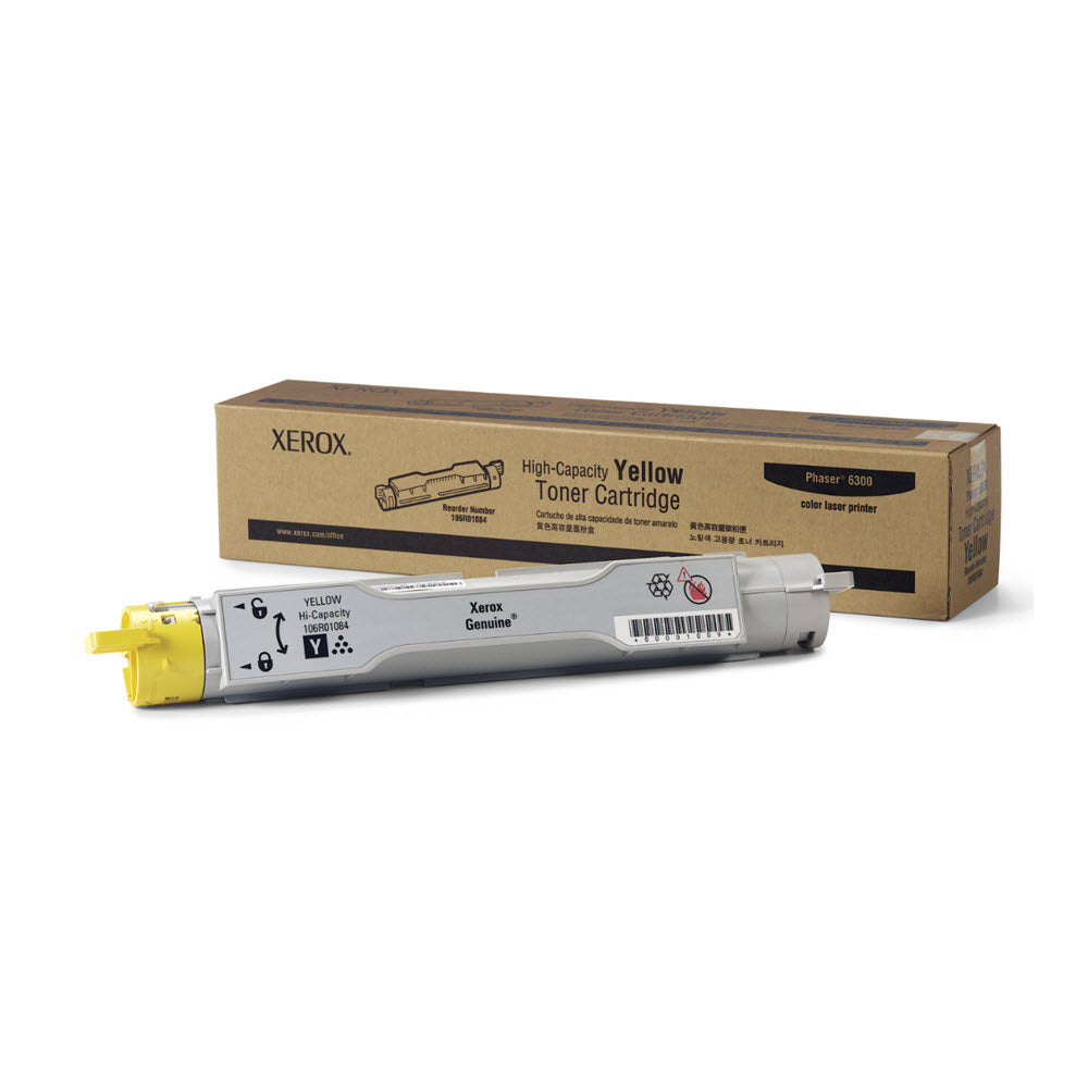 OEM Xerox 106R01084 Yellow Laser Toner Cartridge (7,000 Pages)