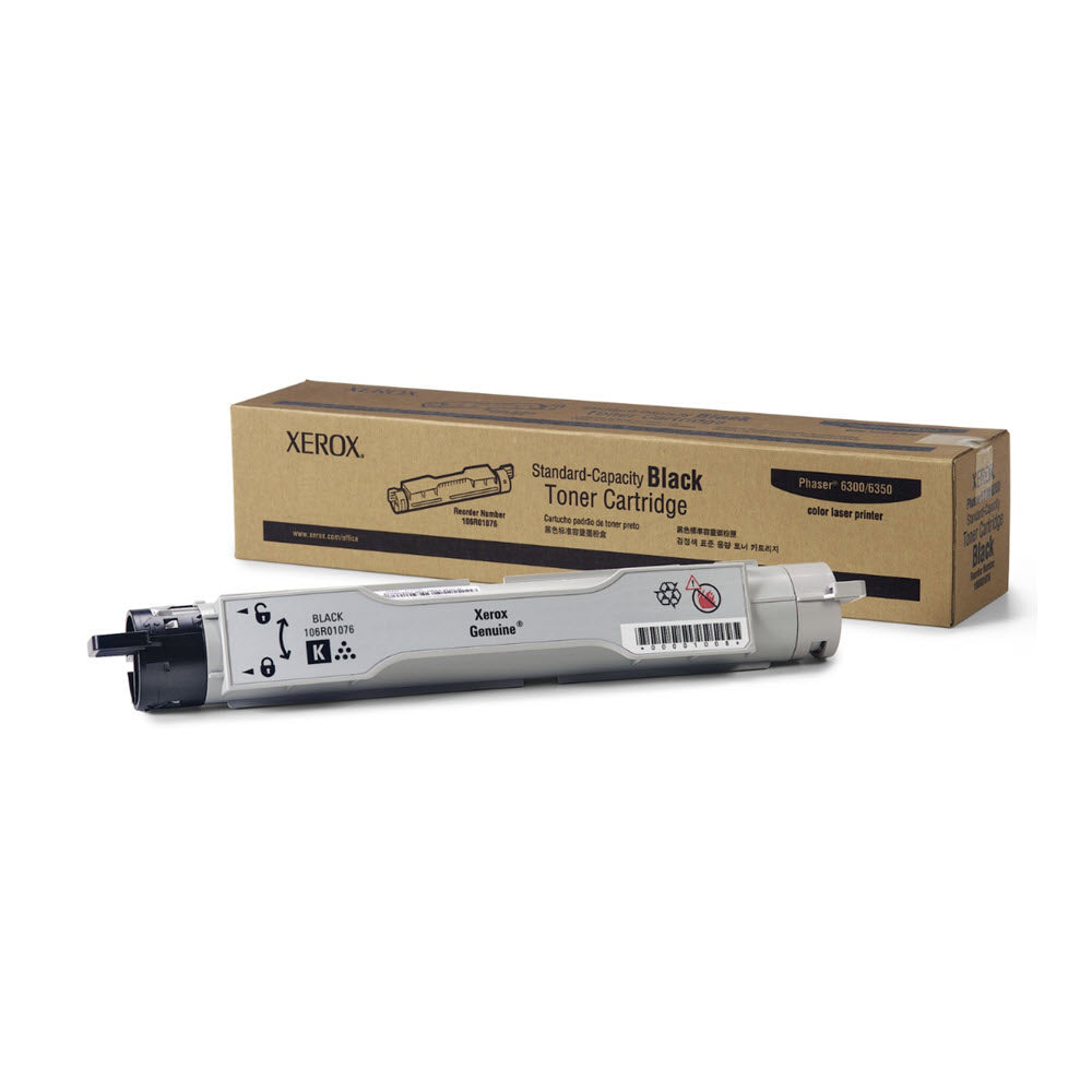 OEM Xerox 106R01076 Black Laser Toner Cartridge (4,000 Pages)