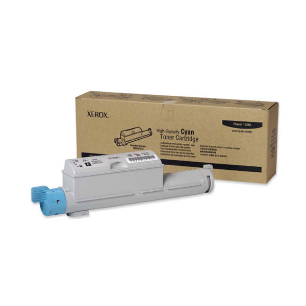 OEM Xerox 106R01218 High Capacity Cyan Laser Toner Cartridge (12,000 Pages)