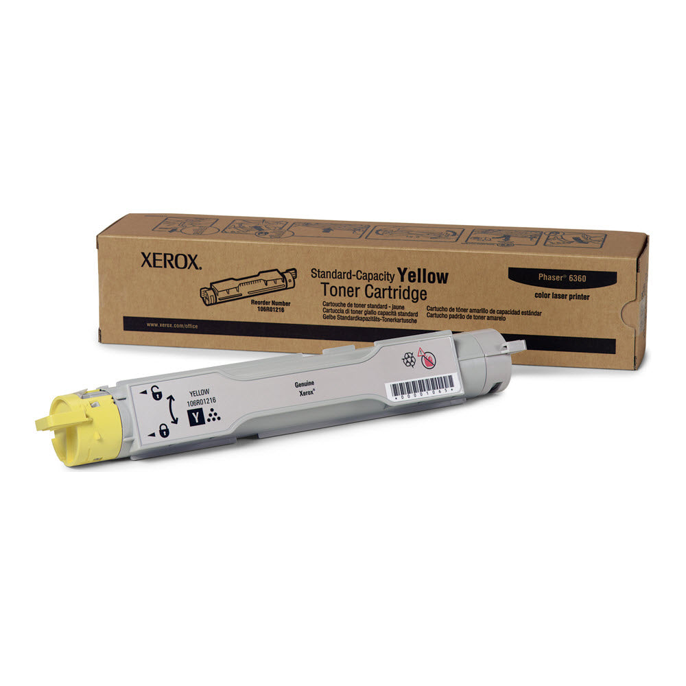 OEM Xerox 106R01216 Yellow Laser Toner Cartridge (5,000 Pages)