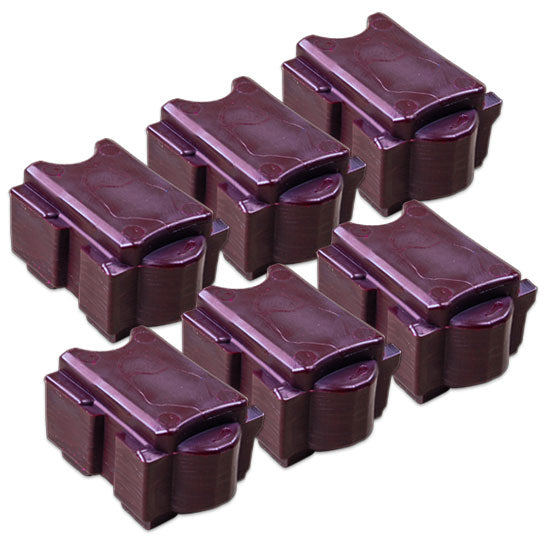 Set of 6 Compatible Xerox 108R00951 High Yield Magenta Solid Ink ColorStix Cartridge (17,300 Pages)