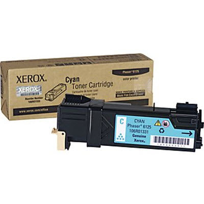 OEM Xerox 106R01331 Cyan Laser Toner Cartridge (1,000 Pages)