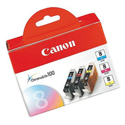 OEM Canon CLI-8 / 0621B016 3-Color Multipack Inkjet Cartridge (280 Pages)