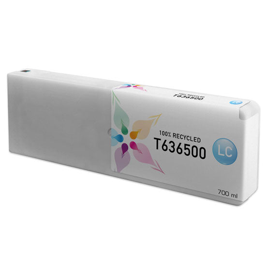 Remanufactured Epson T636500 Light Cyan Ink Cartridge