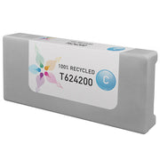 Remanufactured Epson T624200 Cyan Ink Cartridge