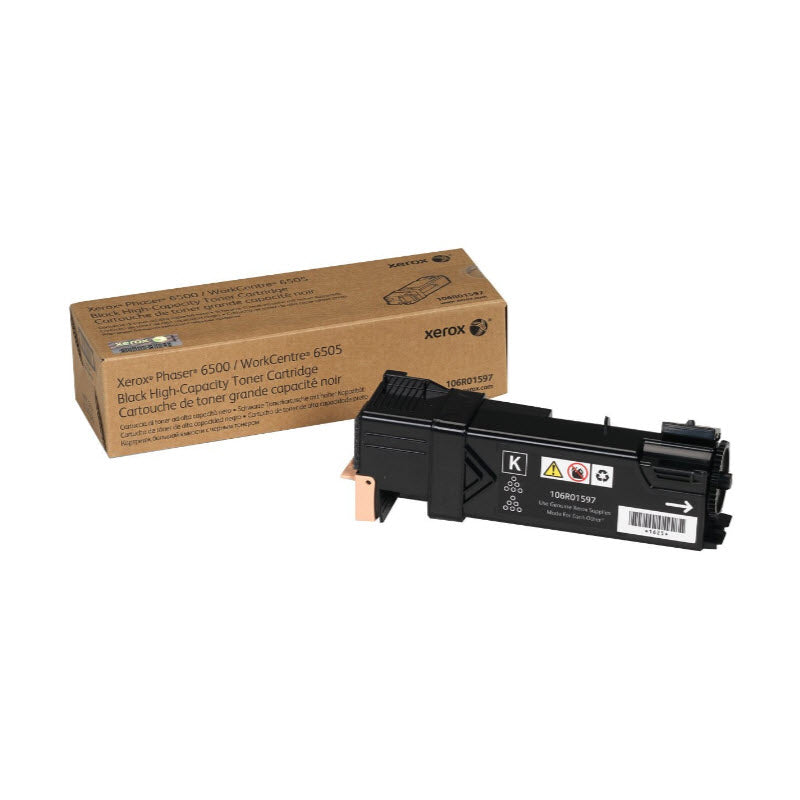 OEM Xerox 106R01597 High Capacity Black Laser Toner Cartridge (3,000 Pages)