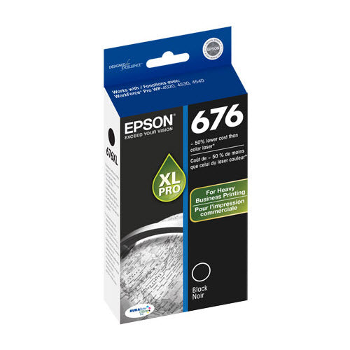 OEM Epson 676XL (T676XL120) Black Ink Cartridge
