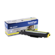 OEM Brother TN-223Y Yellow Toner Cartridge (1,300 Pages)