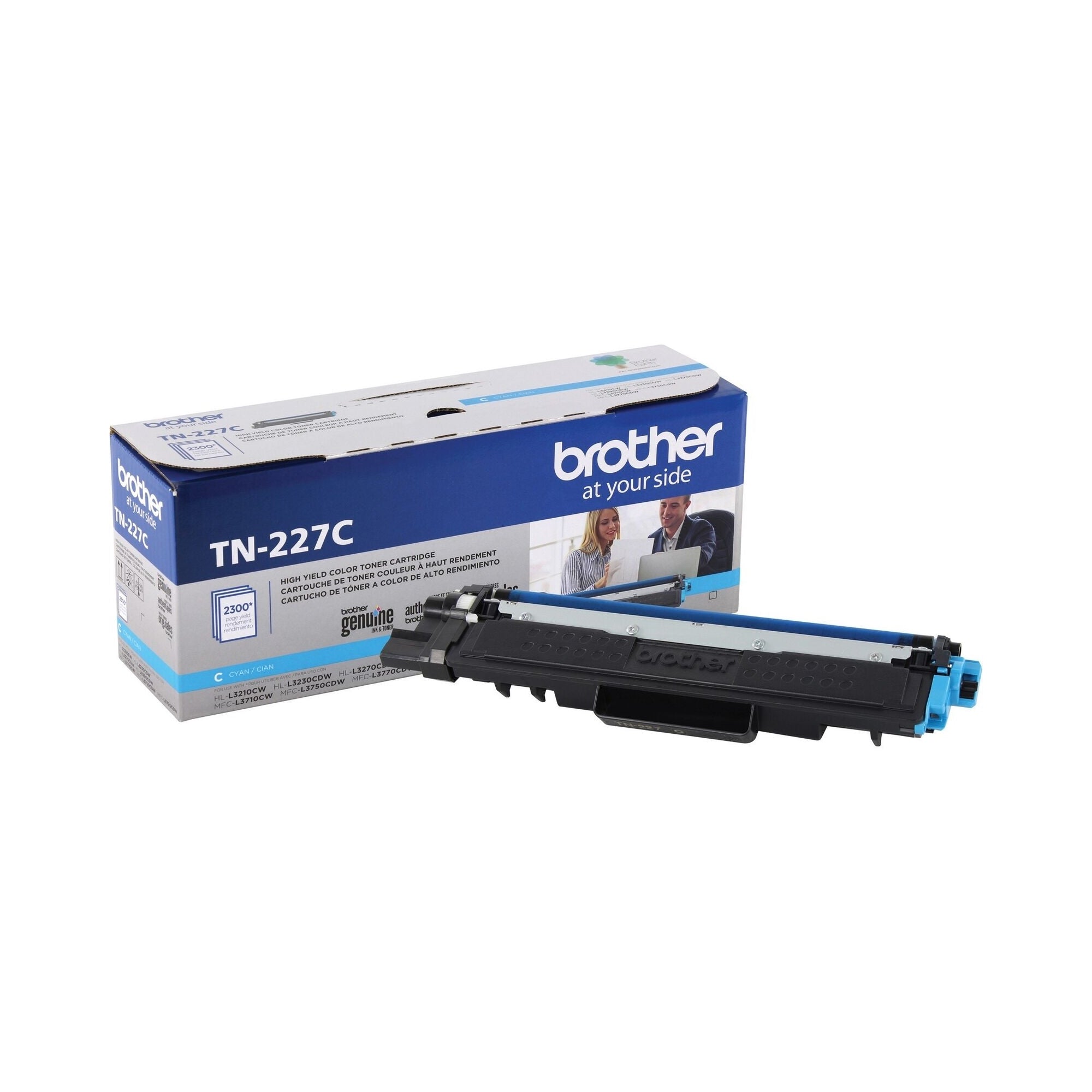 OEM Brother TN-227C HY Cyan Toner Cartridge (2,300 Pages)