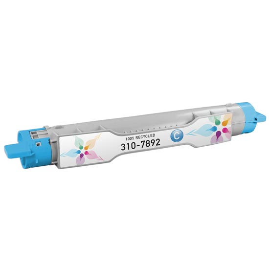 Remanufactured Dell 310-7892 Cyan Toner Cartridge (8,000 Pages)