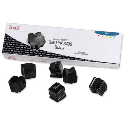 OEM Xerox 108R00608 Black Solid Ink Sticks (6 Sticks, 6,800 Pages)