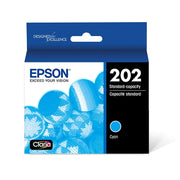 OEM Epson 202 Cyan Ink Cartridge (165 Pages)