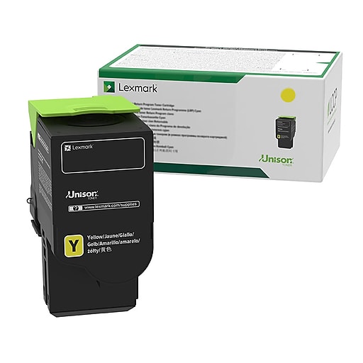 OEM Lexmark C2310Y0 Yellow Toner Cartridge (1,000 Pages)
