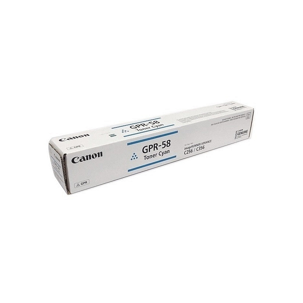 OEM Canon 2183C003 GPR-58 Cyan Toner Cartridge (18,000 Pages)