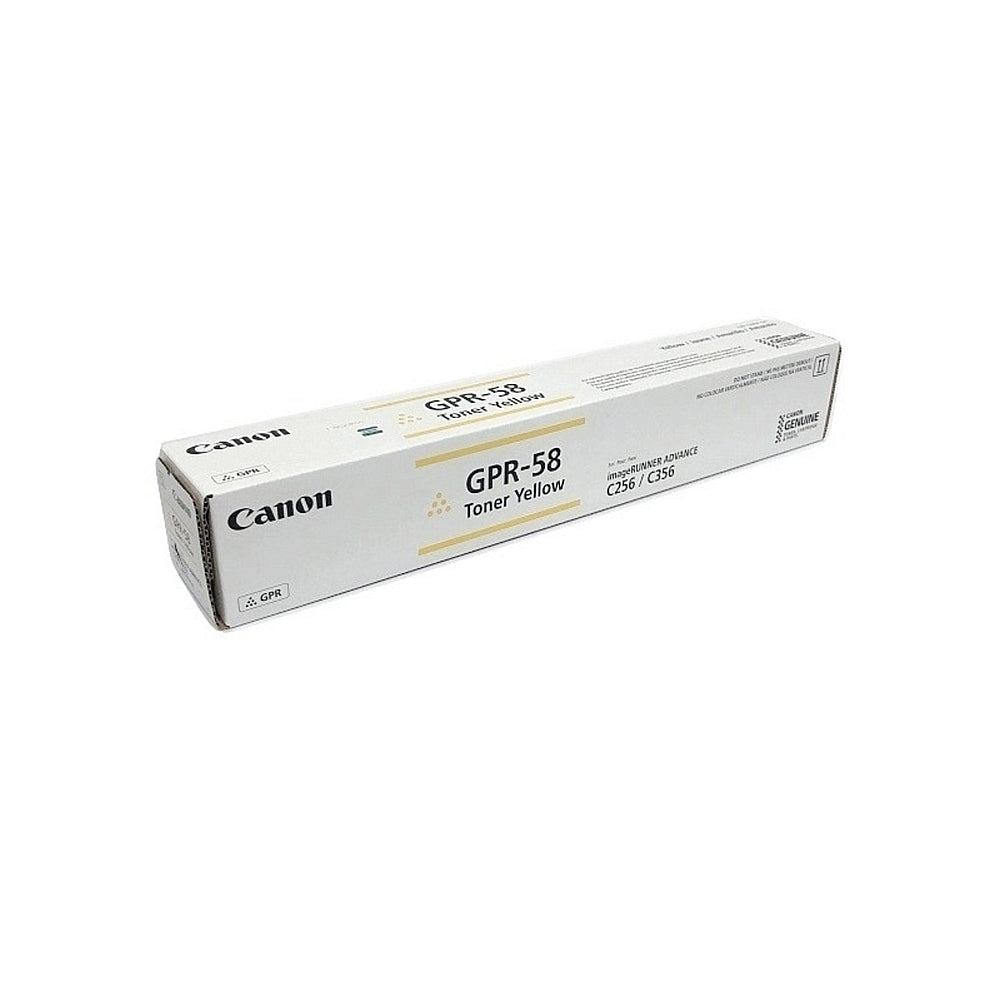 OEM Canon 2185C003 GPR-58 Yellow Toner Cartridge (18,000 Pages)