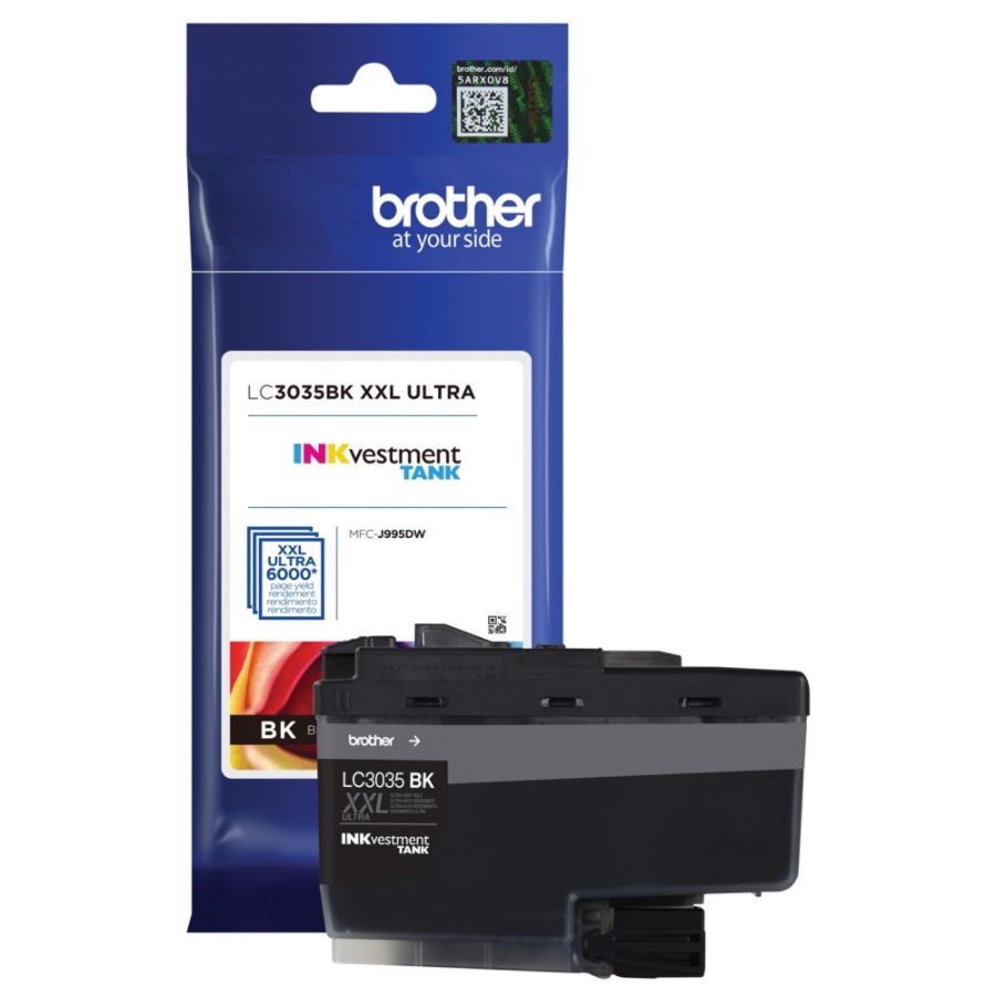 OEM Brother LC3035BK Ultra High Yield Black Ink Cartridge (6,000 Pages)