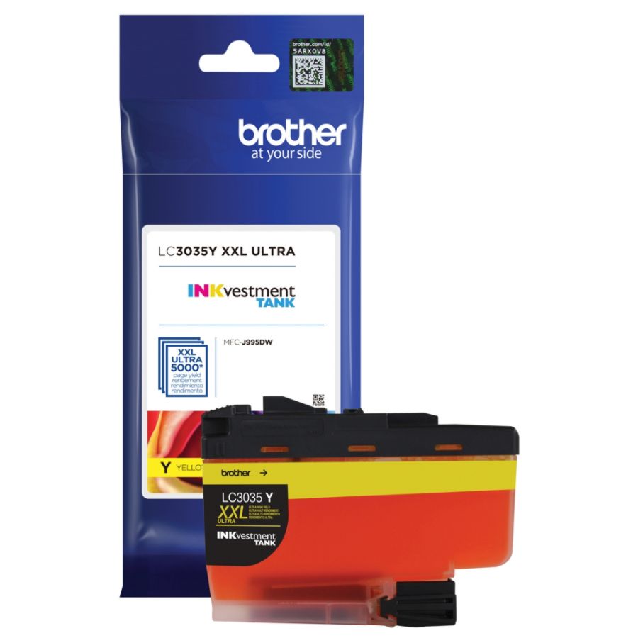 OEM Brother LC3035Y Ultra High Yield Yellow Ink Cartridge (5,000 Pages)