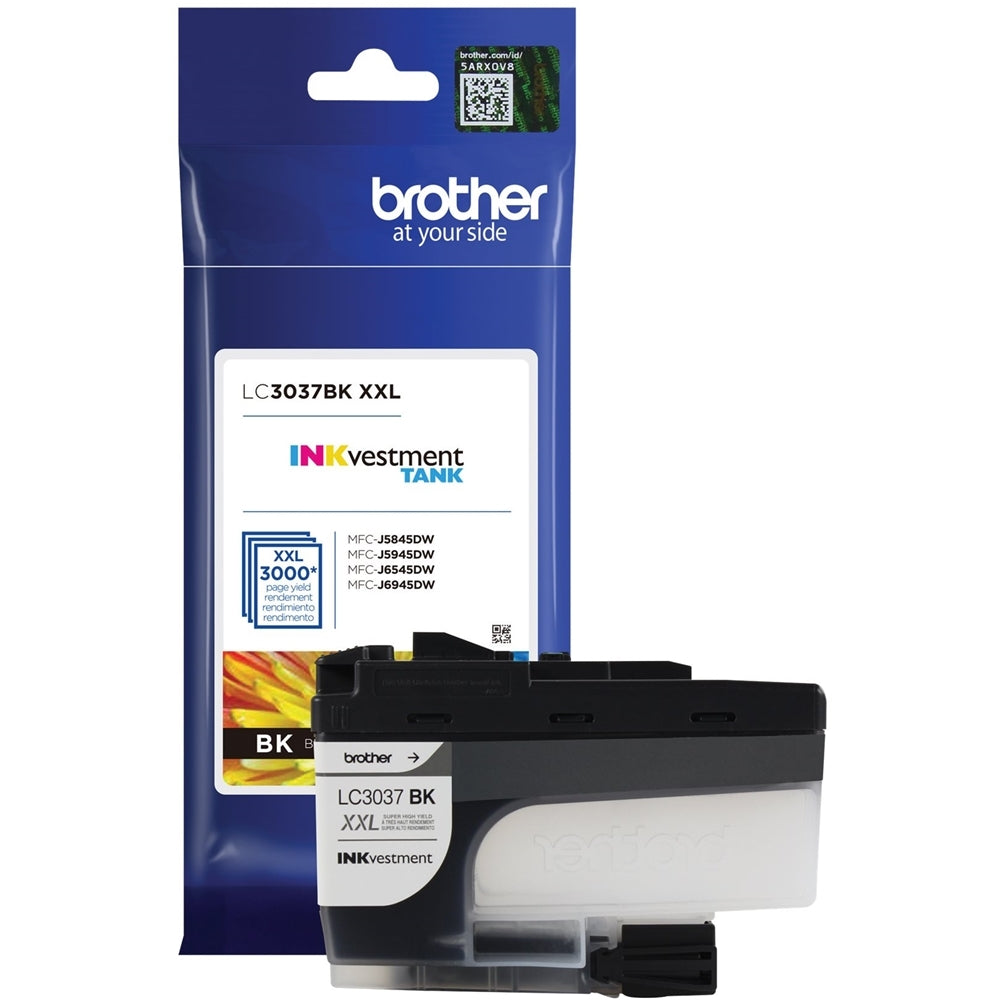 OEM Brother LC3037BK Super High Yield Black Ink Cartridge (3,000 Pages)