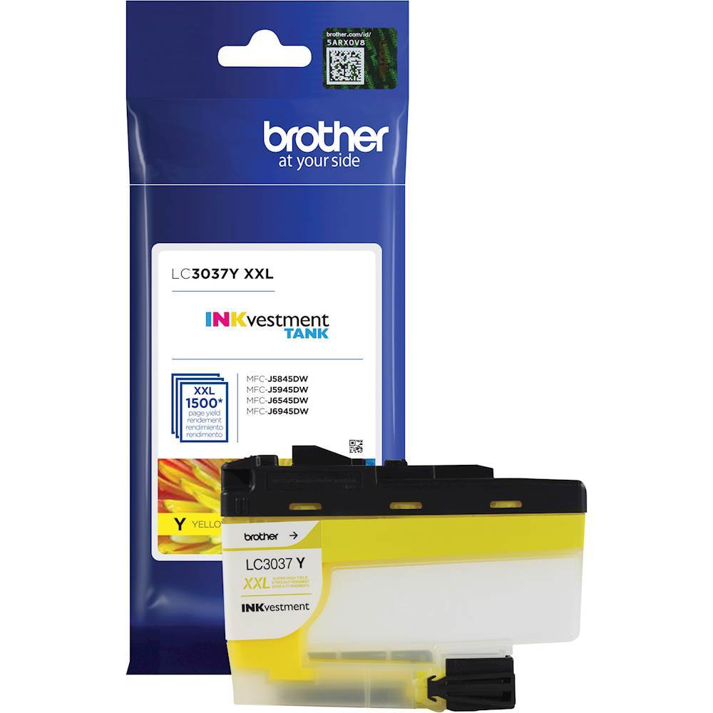 OEM Brother LC3037Y Yellow Ink Cartridge (1,500 Pages)