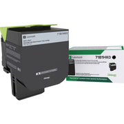 OEM Lexmark 71B0H10 Black Toner Cartridge (6,000 Pages)