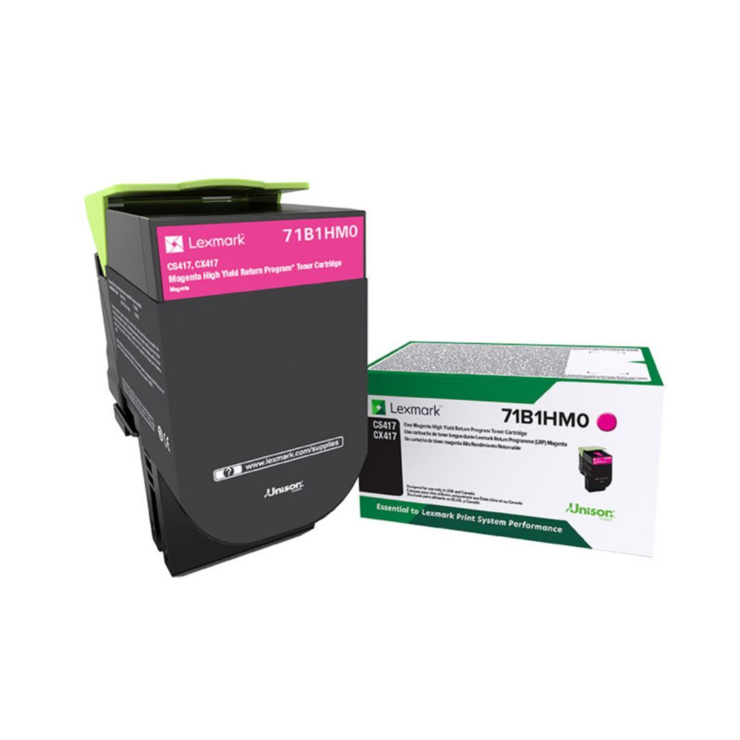 OEM Lexmark 71B1HM0 Magenta Toner Cartridge (3,500 Pages)