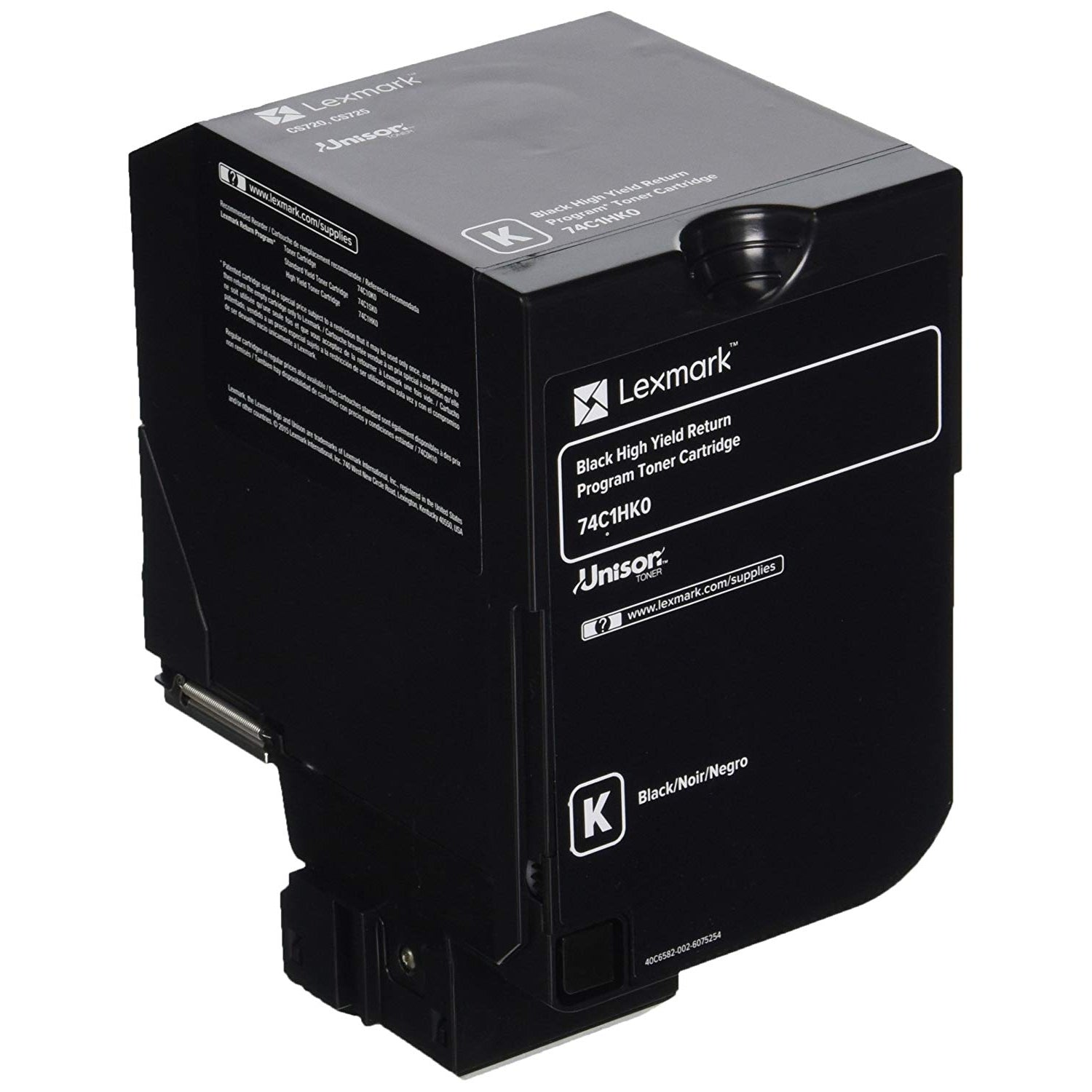 OEM Lexmark 74C1HK0 Black Toner Cartridge (20,000 Pages)