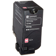 OEM Lexmark 74C10M0 Magenta Toner Cartridge (3,000 Pages)