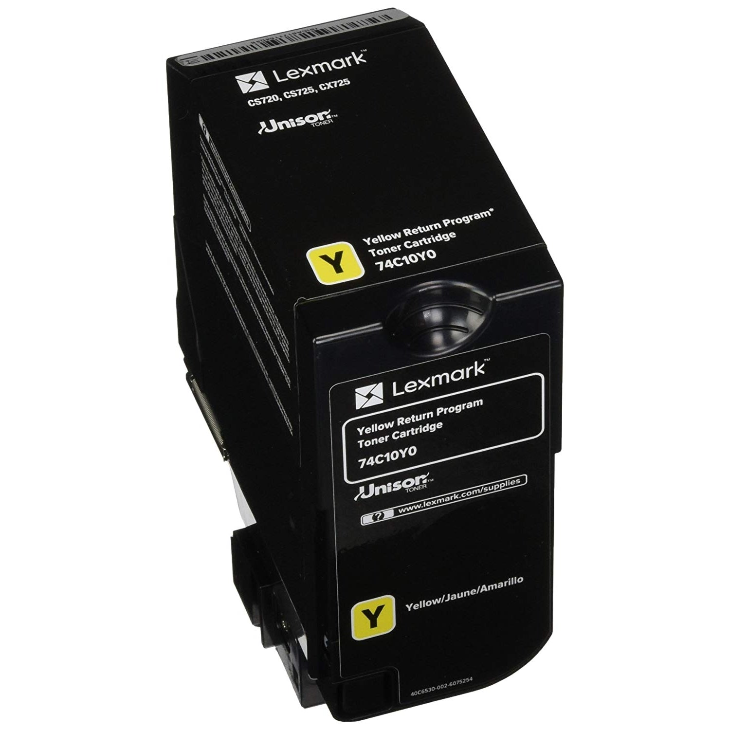 OEM Lexmark 74C10Y0 Yellow Toner Cartridge (3,000 Pages)