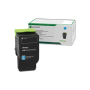 OEM Lexmark 78C10C0 Cyan Toner Cartridge (1,400 Pages)