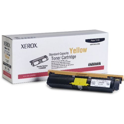 OEM Xerox 113R00690 Yellow Laser Toner Cartridge (1,500 Pages)