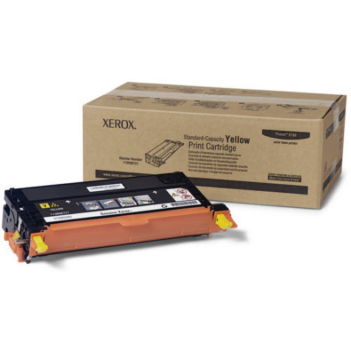 OEM Xerox 113R00721 Yellow Laser Toner Cartridge (2,000 Pages)