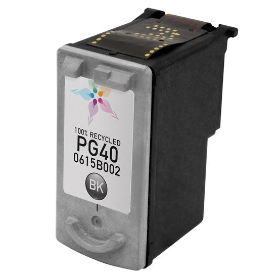 Remanufactured Canon PG40 Black Ink Cartridge