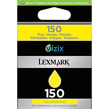 OEM Lexmark 14N1610 Yellow Ink Cartridge (200 Pages)