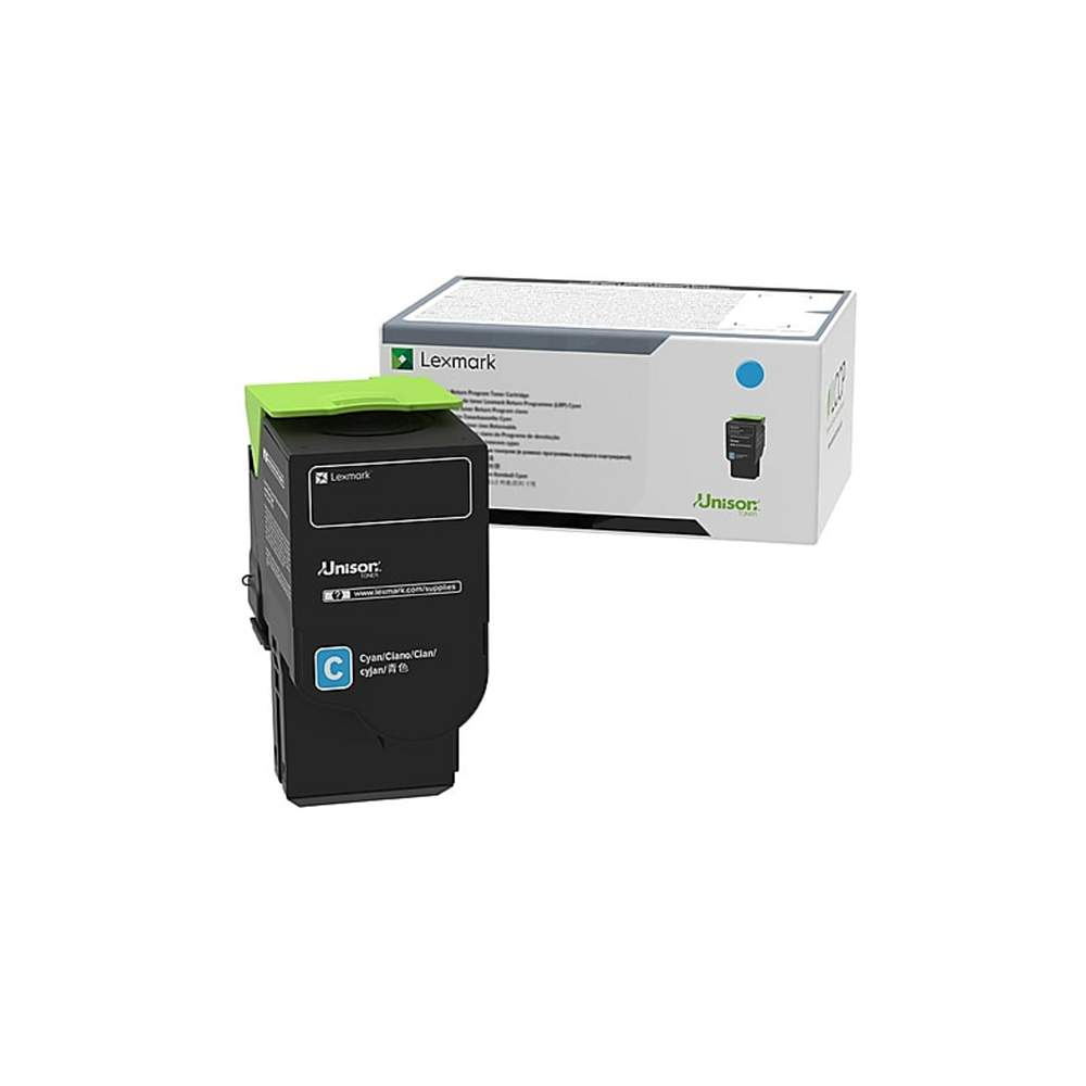 OEM Lexmark C240X20 Extra High Yield Cyan Toner Cartridge (3,500 Pages)
