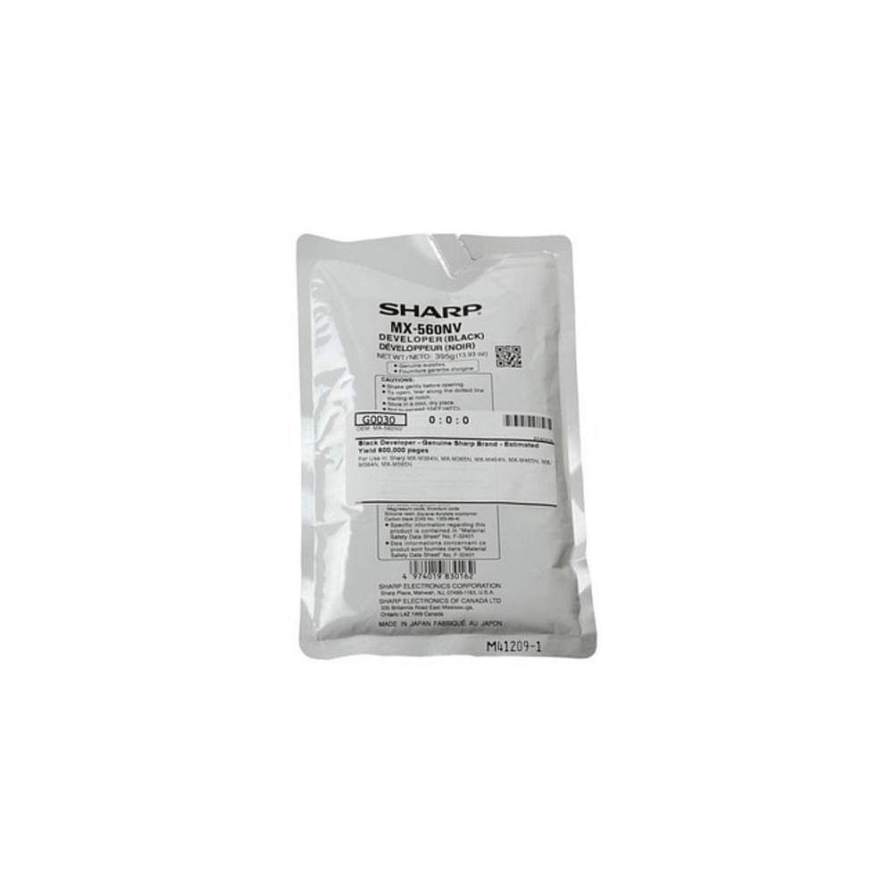 OEM Sharp MX-561NV Black Developer Unit (600,000 Pages)