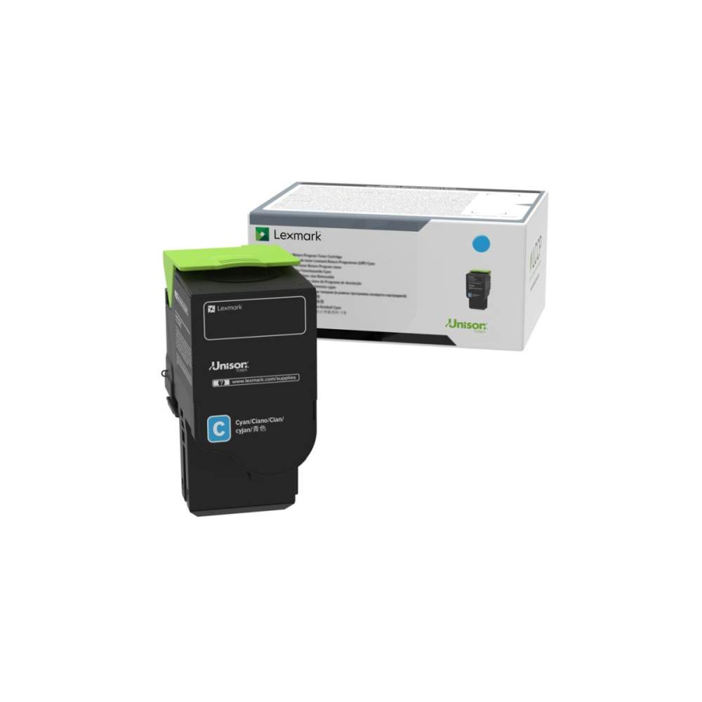 OEM Lexmark 78C0X20 Extra High Yield Cyan Toner Cartridge (5,000 Pages)